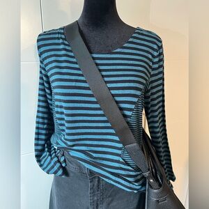 Habitat Women’s Striped Top in blue and black